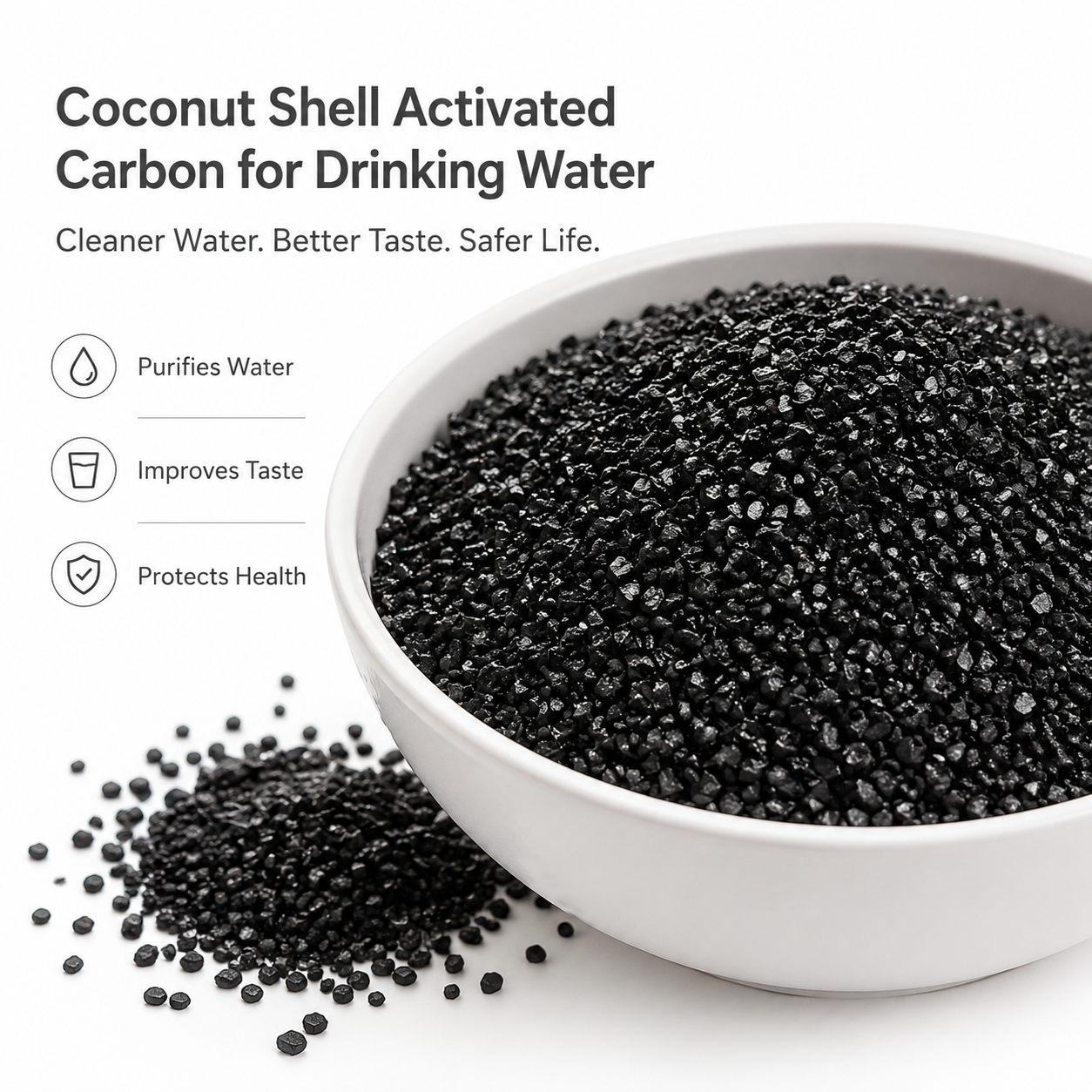 Coconut Shell Activated Carbon for Drinking Water