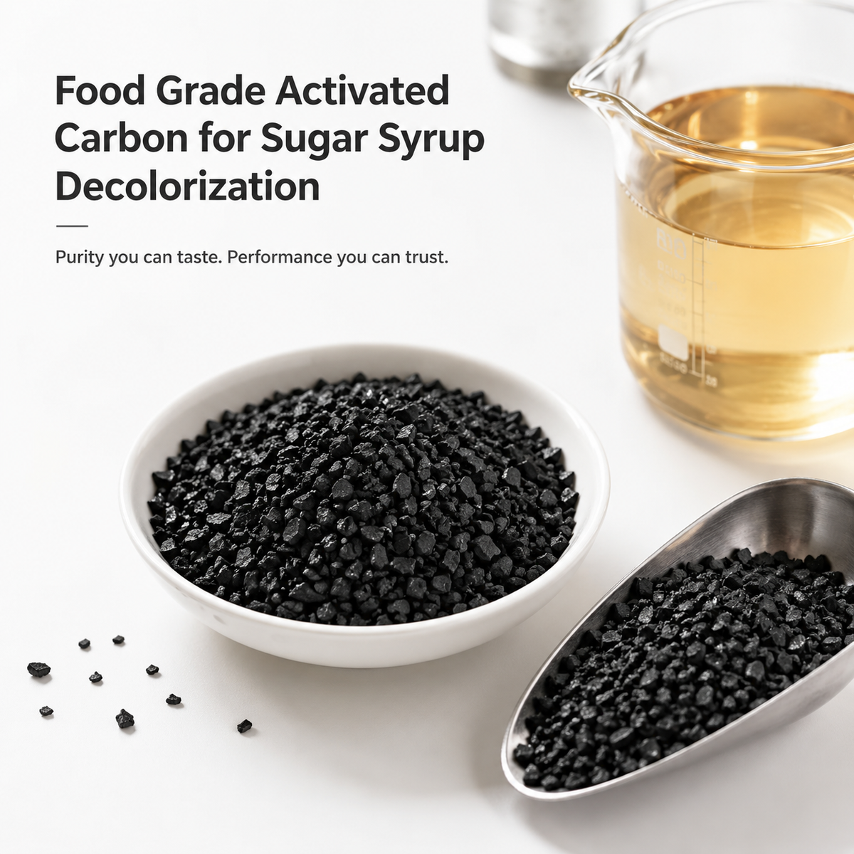 Food Grade Activated Carbon for Sugar Syrup Decolorization