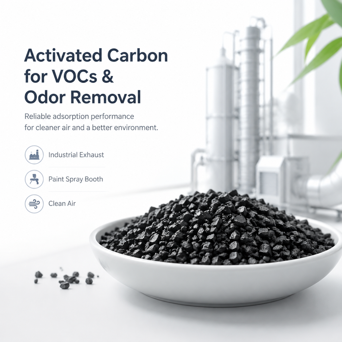 Activated Carbon for VOCs & Odor Removal
